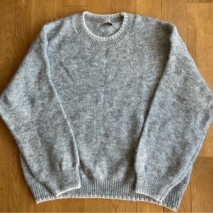 Gray Crew Neck Sweater